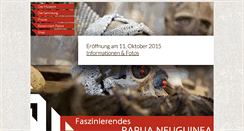 Desktop Screenshot of papua-museum.de